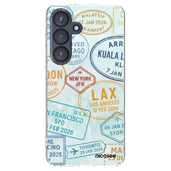 Picasee silikónový prehľadný obal pre Samsung Galaxy S25 5G - PASSPORT EDITION