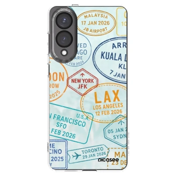 Picasee silikónový prehľadný obal pre Samsung Galaxy S25 Edge 5G - PASSPORT EDITION