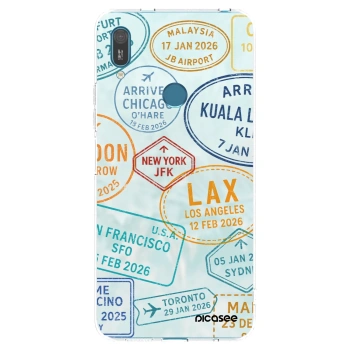 Picasee silikónový prehľadný obal pre Huawei Y7 2019 - PASSPORT EDITION