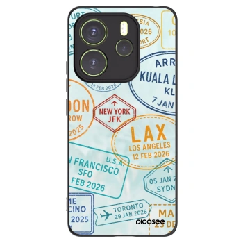 Picasee silikónový čierny obal pre Xiaomi Redmi Note 14 4G - PASSPORT EDITION
