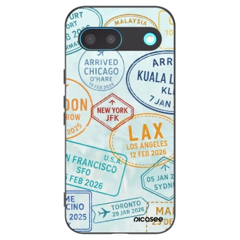 Picasee silikónový čierny obal pre Google Pixel 8 - PASSPORT EDITION