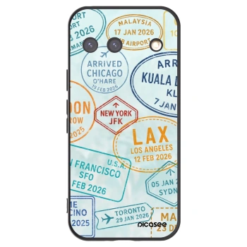 Picasee silikónový čierny obal pre Google Pixel 9 - PASSPORT EDITION