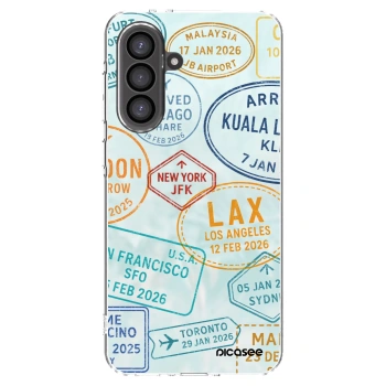 Picasee silikónový prehľadný obal pre Samsung Galaxy A36 5G - PASSPORT EDITION