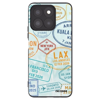 Picasee silikónový čierny obal pre Honor X8c - PASSPORT EDITION
