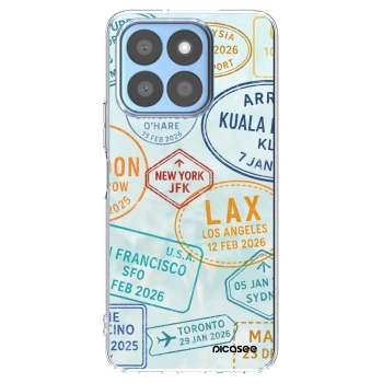 Picasee silikónový prehľadný obal pre Honor X8c - PASSPORT EDITION
