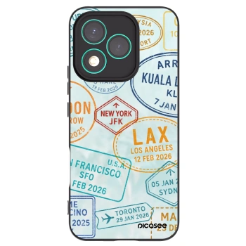 Picasee silikónový čierny obal pre Honor 400 Lite 5G - PASSPORT EDITION