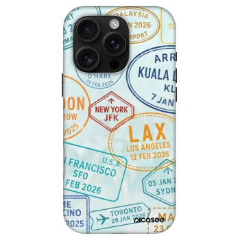 Picasee Fashion Case MagSafe pre Apple iPhone 16 Pro - PASSPORT EDITION