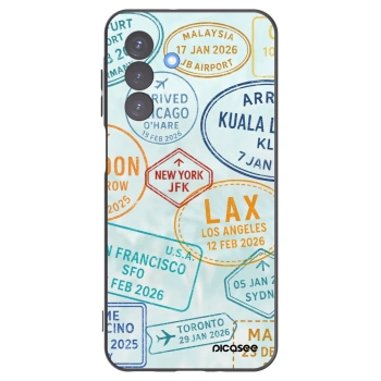 Picasee silikónový čierny obal pre Samsung Galaxy A17 5G - PASSPORT EDITION