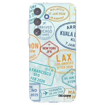 Picasee silikónový prehľadný obal pre Samsung Galaxy S25 FE 5G - PASSPORT EDITION