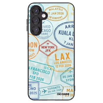 Picasee silikónový čierny obal pre Samsung Galaxy A16 4G - PASSPORT EDITION