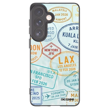 Picasee silikónový čierny obal pre Samsung Galaxy S26+ - PASSPORT EDITION