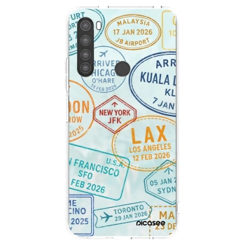 Picasee silikónový prehľadný obal pre Xiaomi Redmi Note 8 - PASSPORT EDITION