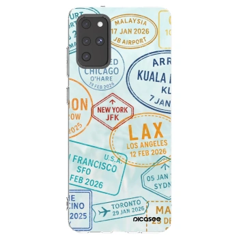 Picasee silikónový prehľadný obal pre Samsung Galaxy S20+ G985F - PASSPORT EDITION