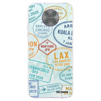 Picasee silikónový prehľadný obal pre Xiaomi Poco F2 Pro - PASSPORT EDITION