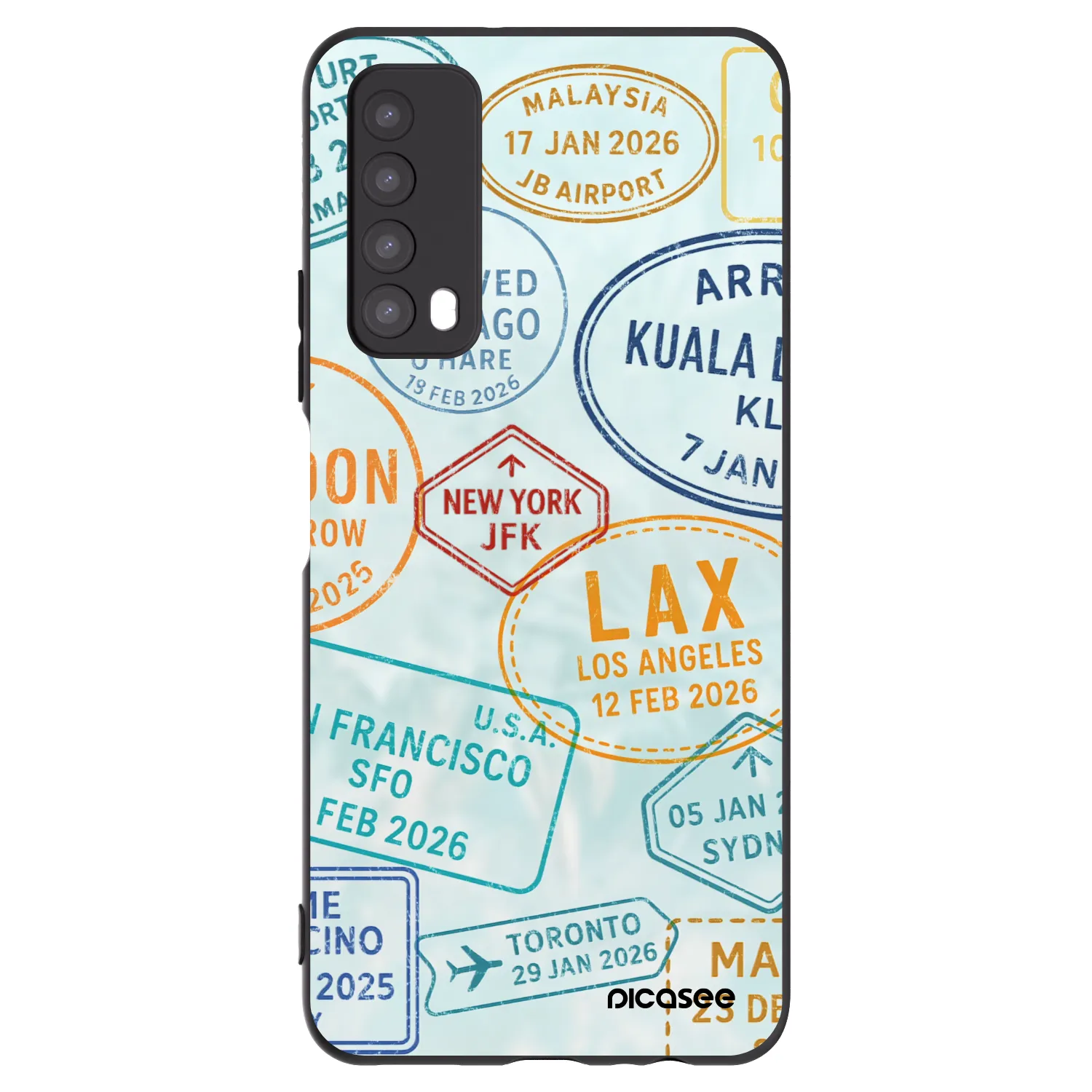 Silikónový čierny obal pre Huawei P Smart 2021 - PASSPORT EDITION