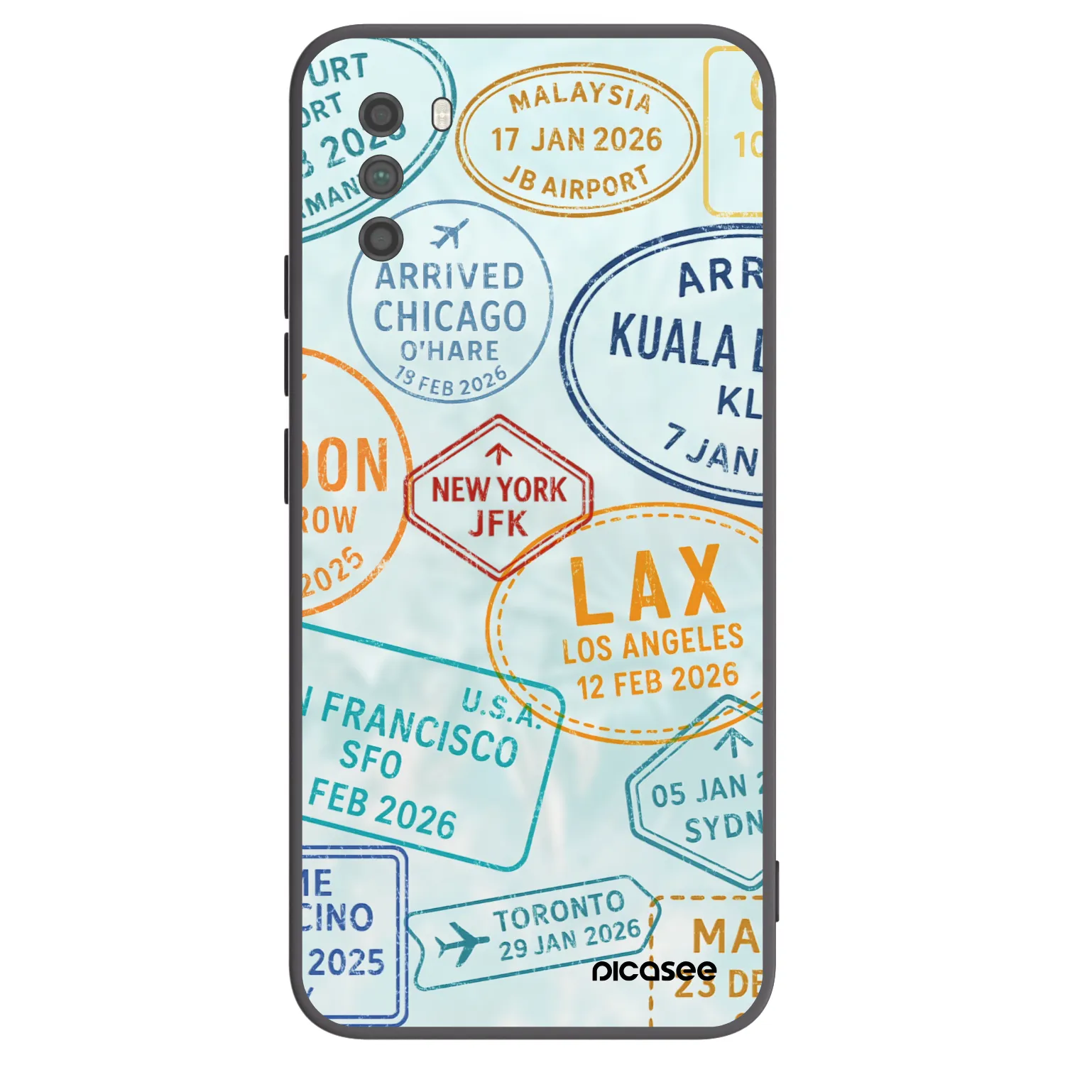 Picasee silikónový čierny obal pre Xiaomi Poco M3 - PASSPORT EDITION