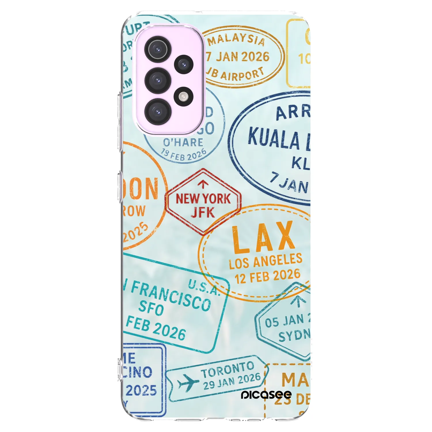 Picasee silikónový prehľadný obal pre Samsung Galaxy A32 5G A326B - PASSPORT EDITION