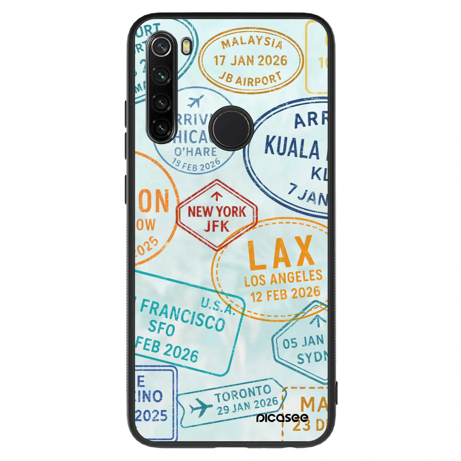 Picasee ULTIMATE CASE pro Xiaomi Redmi Note 8 - PASSPORT EDITION
