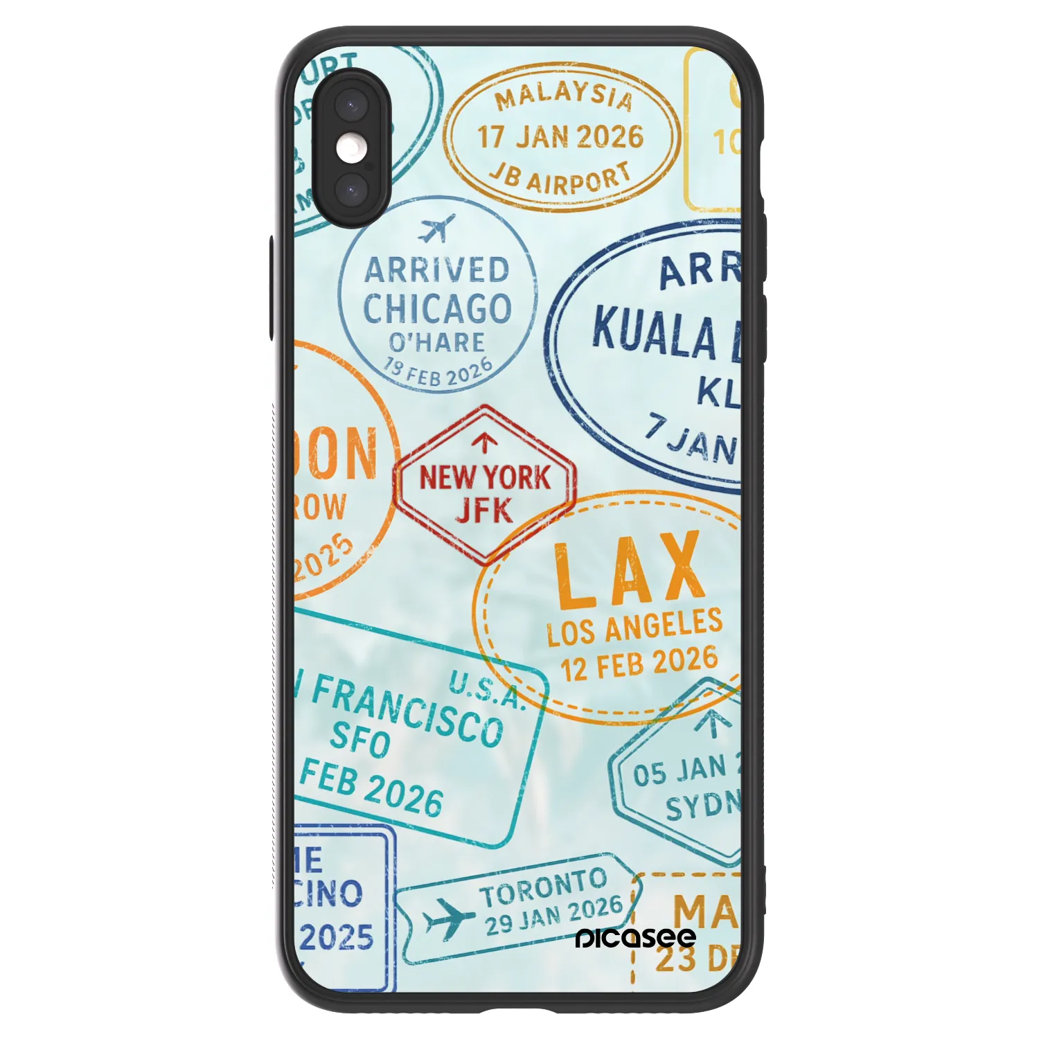 Picasee ULTIMATE CASE pro Apple iPhone XS Max - PASSPORT EDITION