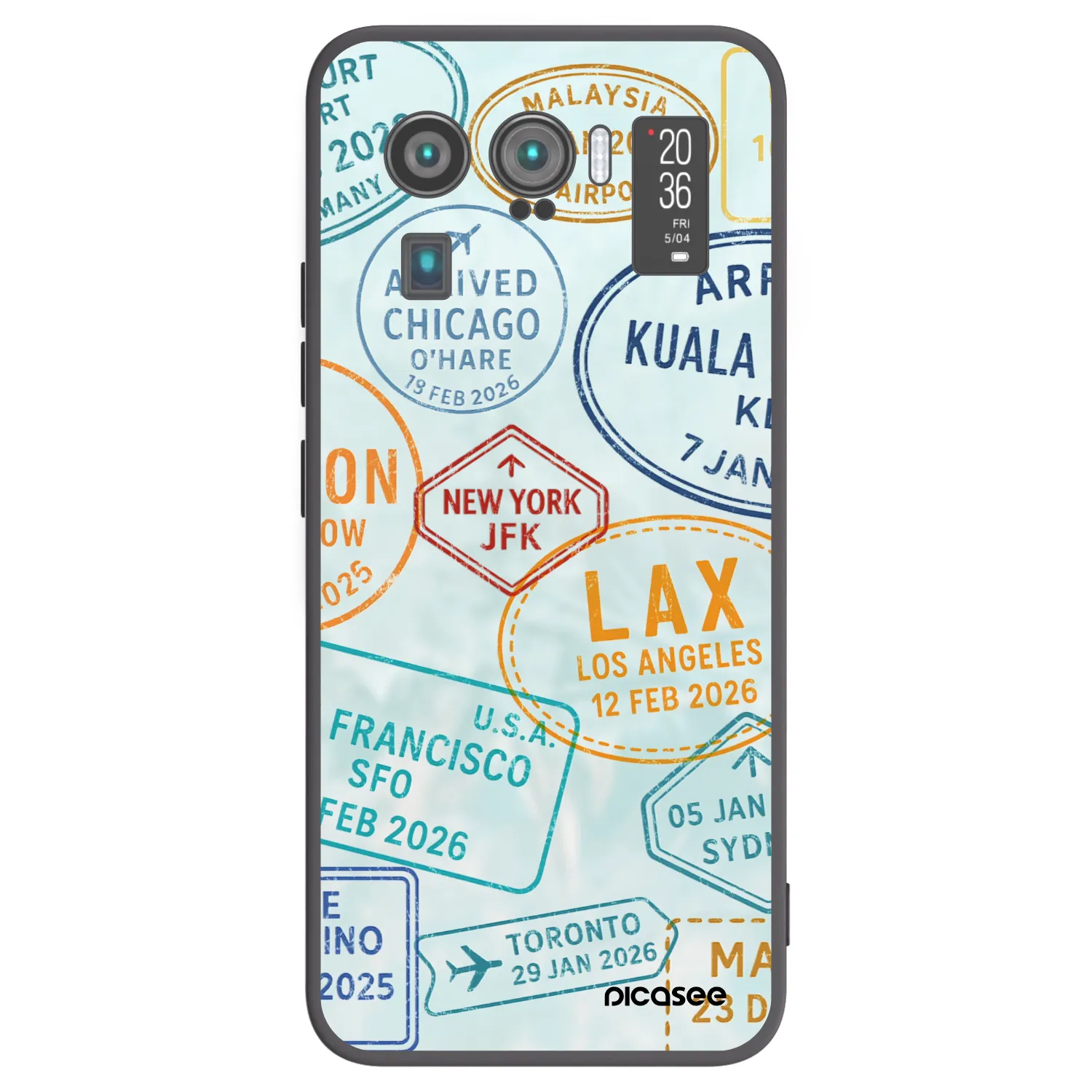 Picasee silikónový čierny obal pre Xiaomi Mi 11 Ultra - PASSPORT EDITION