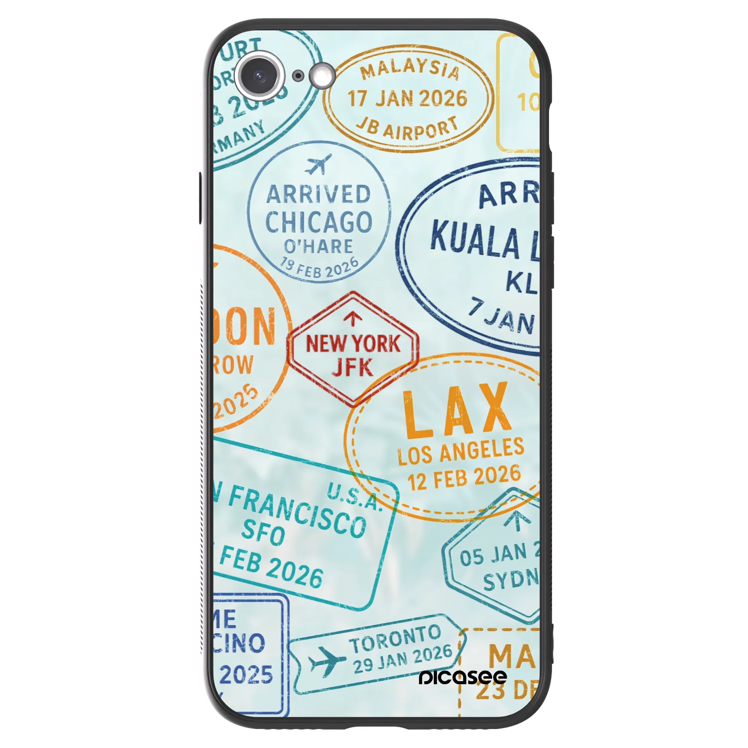 Picasee ULTIMATE CASE pro Apple iPhone SE 2020 - PASSPORT EDITION