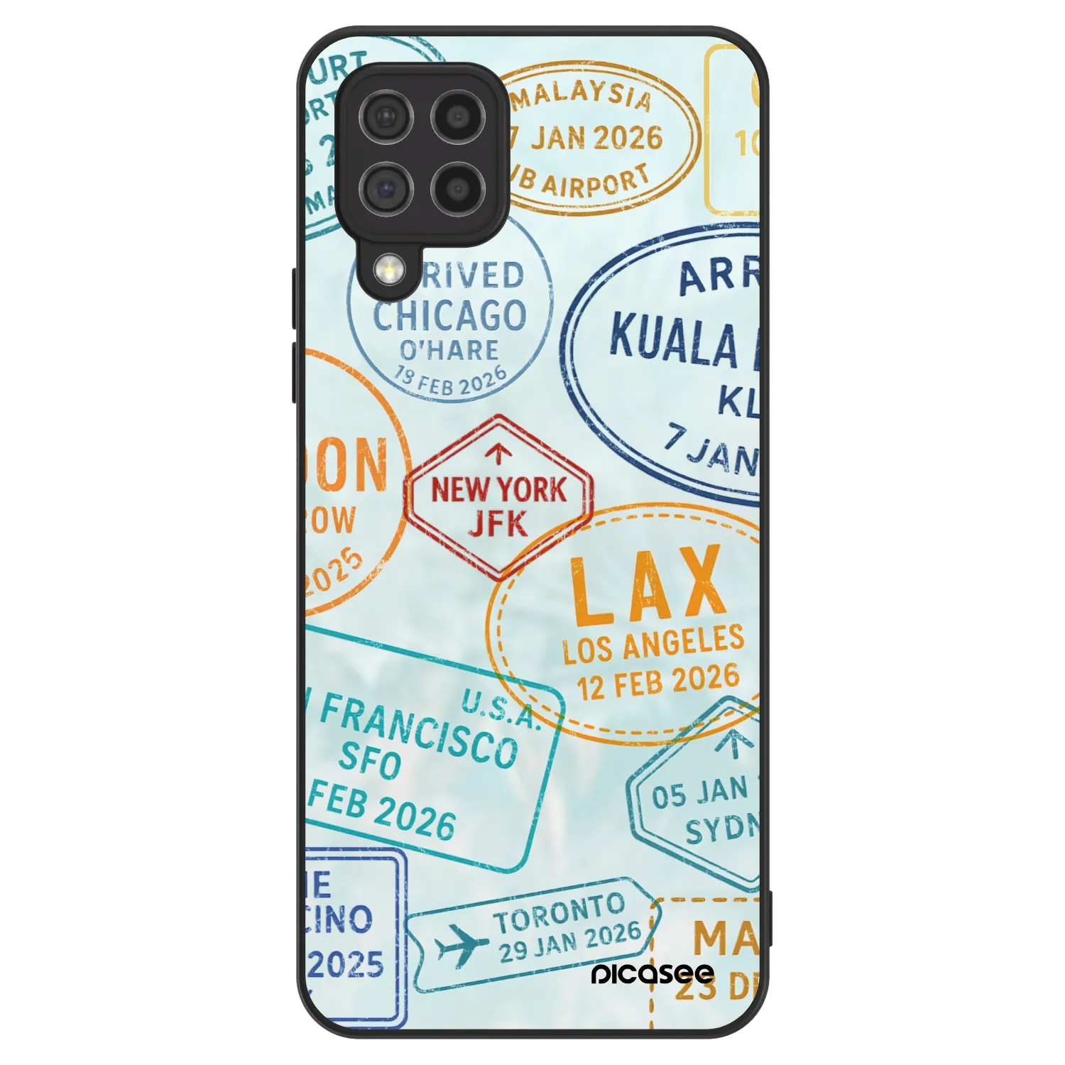 Picasee ULTIMATE CASE pro Samsung Galaxy A22 A225F 4G - PASSPORT EDITION