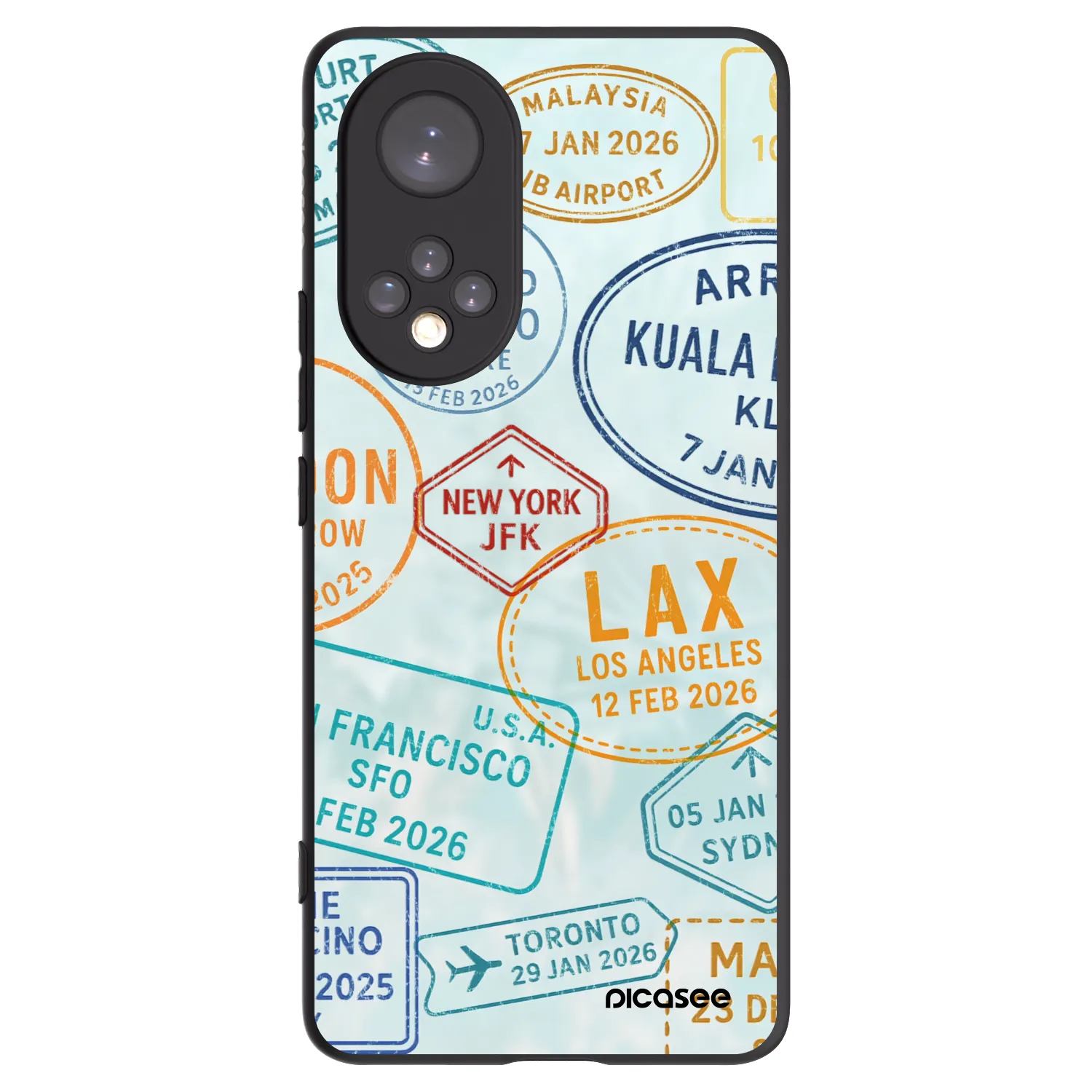 Picasee silikónový čierny obal pre Huawei Nova 9 - PASSPORT EDITION