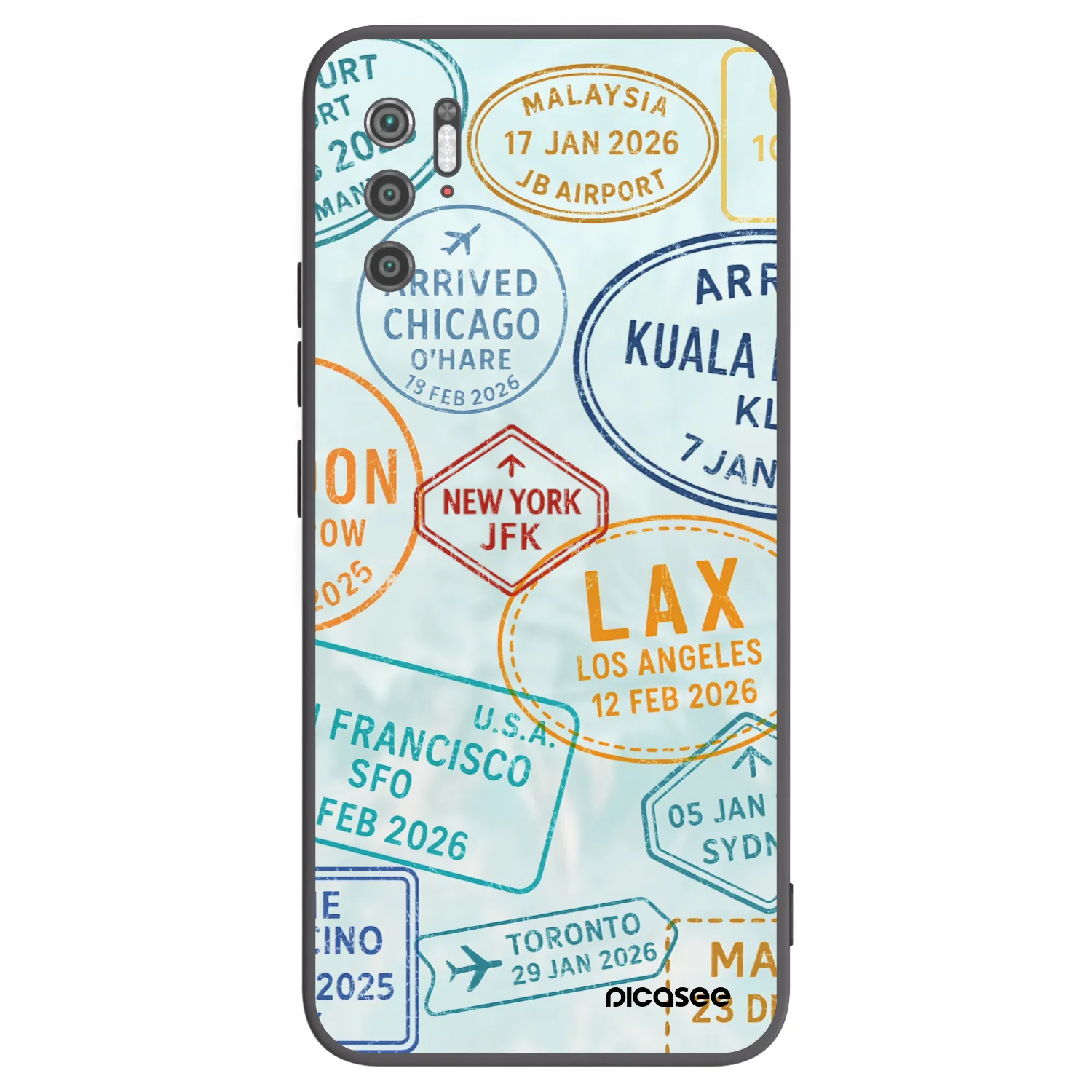 Picasee silikónový čierny obal pre Xiaomi Poco M3 Pro 5G - PASSPORT EDITION