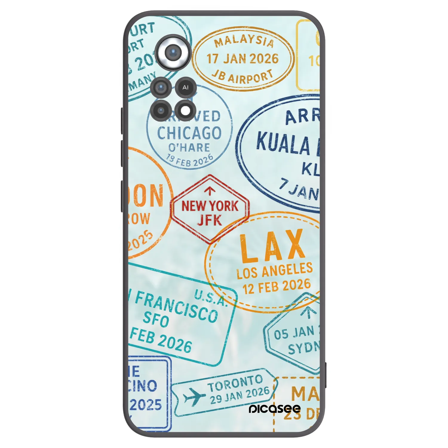 Picasee silikónový čierny obal pre Xiaomi Poco X4 Pro 5G - PASSPORT EDITION