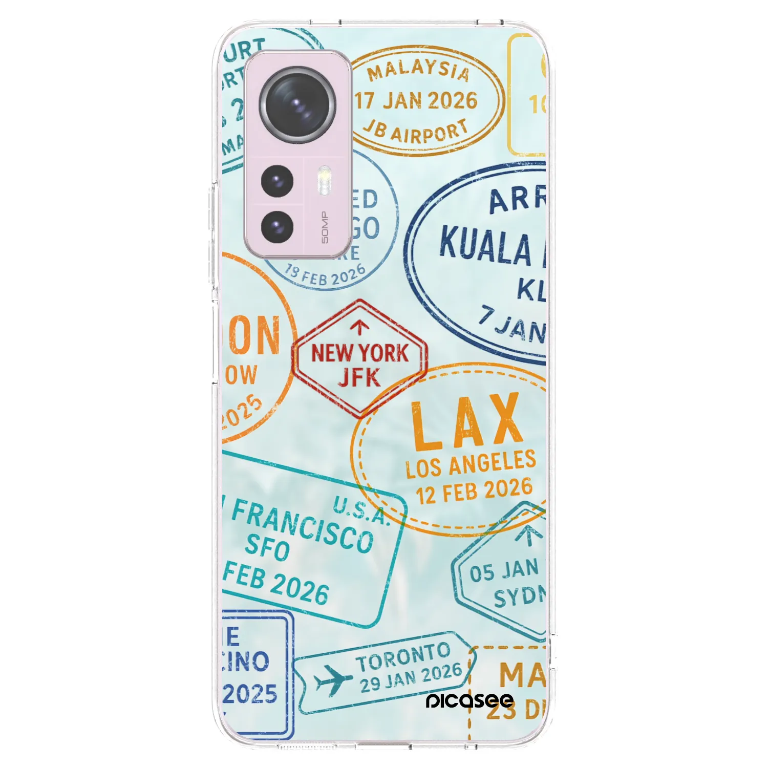 Picasee silikónový prehľadný obal pre Xiaomi 12 - PASSPORT EDITION