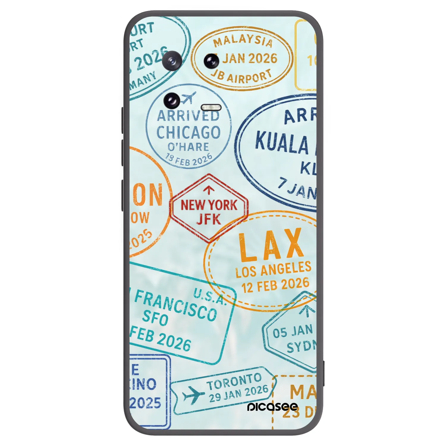 Picasee silikónový čierny obal pre Xiaomi 13 Pro - PASSPORT EDITION