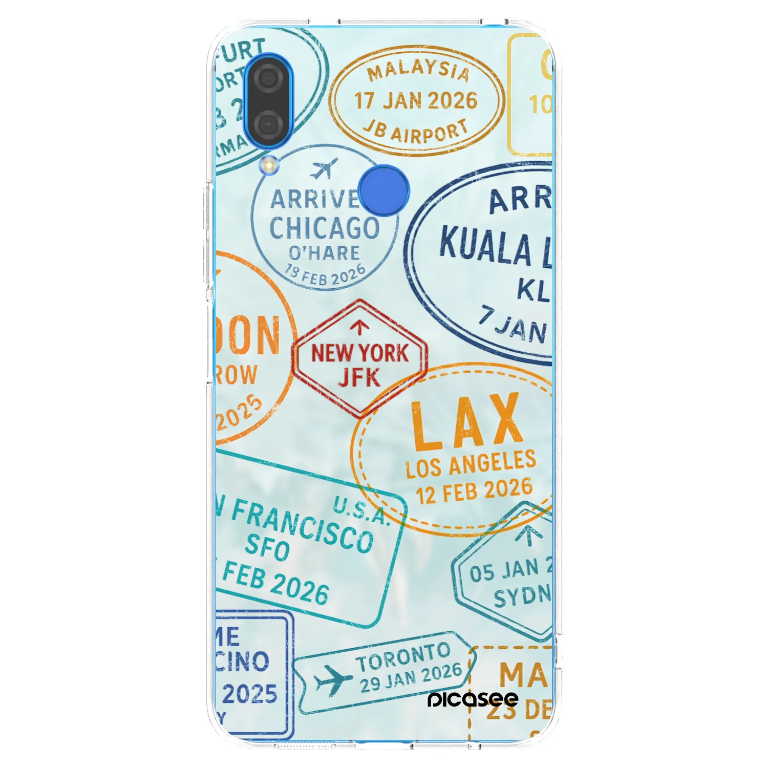 Picasee silikónový prehľadný obal pre Huawei Nova 3 - PASSPORT EDITION