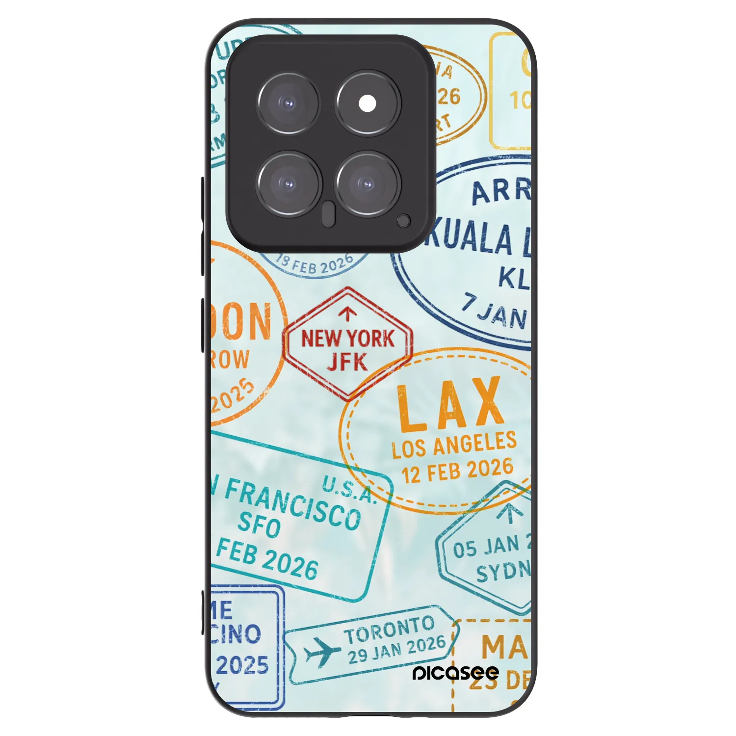 Picasee silikónový čierny obal pre Xiaomi 14 - PASSPORT EDITION