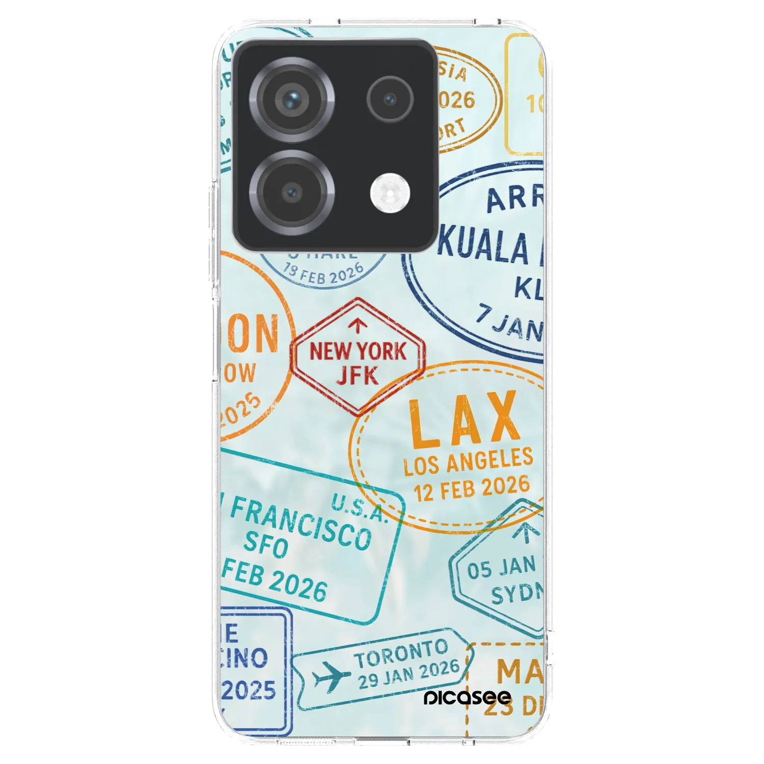 Picasee silikónový prehľadný obal pre Xiaomi Poco X6 - PASSPORT EDITION