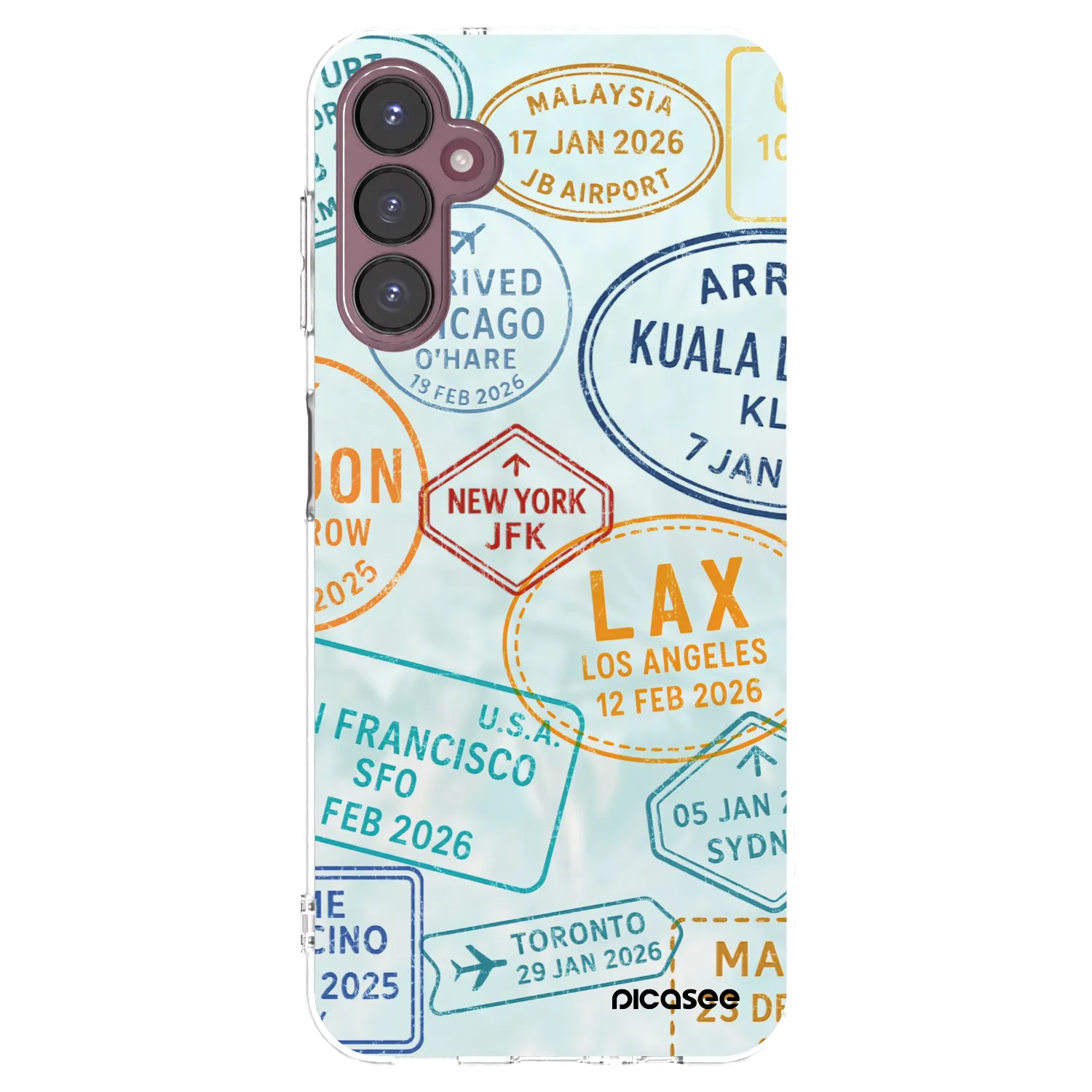 Picasee silikónový prehľadný obal pre Samsung Galaxy A05s A057G - PASSPORT EDITION