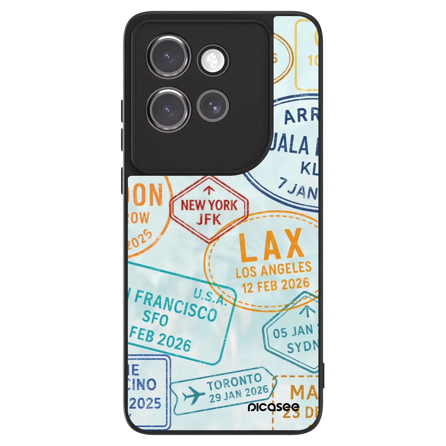 Picasee ULTIMATE CASE pro Motorola Edge 50 Neo - PASSPORT EDITION