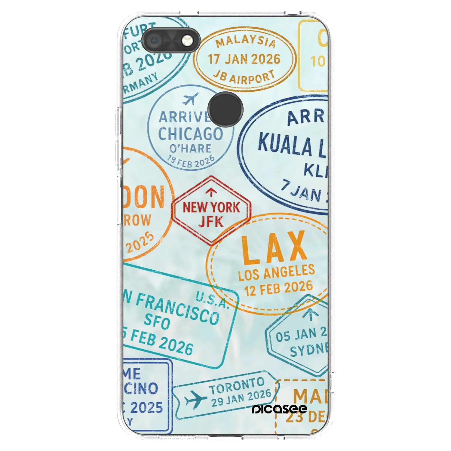 Picasee silikónový prehľadný obal pre Huawei P9 Lite Mini - PASSPORT EDITION