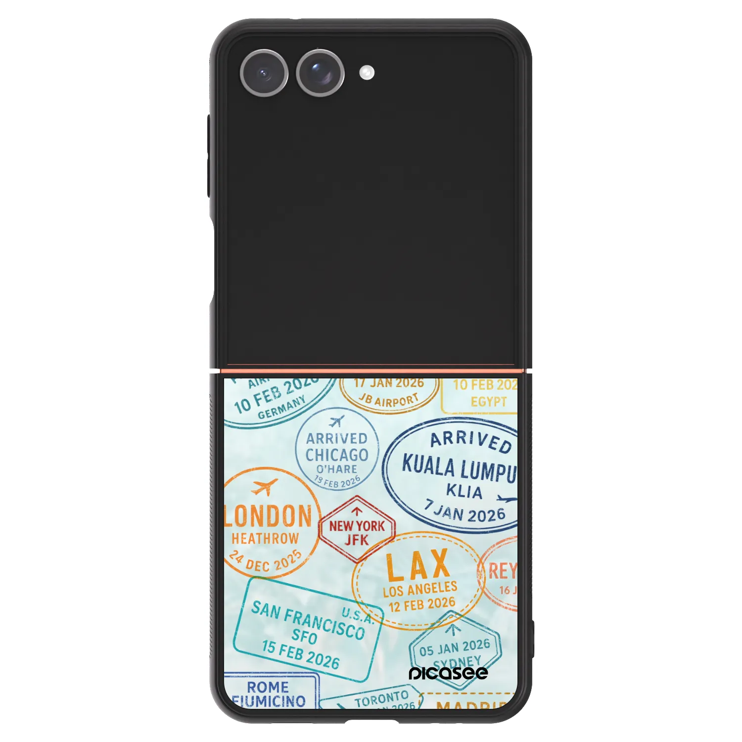Picasee ULTIMATE CASE pro Samsung Galaxy Z Flip7 5G - PASSPORT EDITION