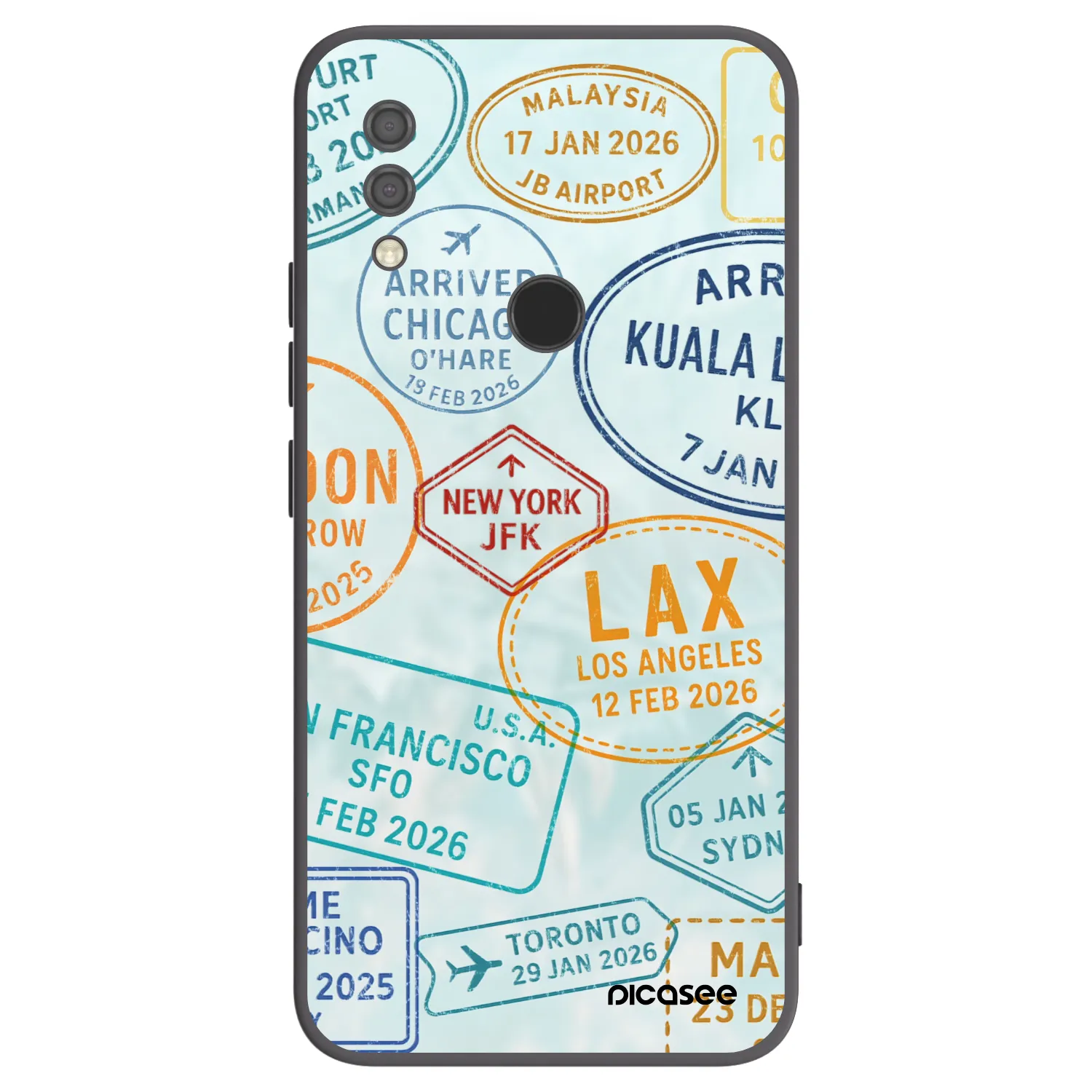 Picasee silikónový čierny obal pre Xiaomi Redmi 7 - PASSPORT EDITION