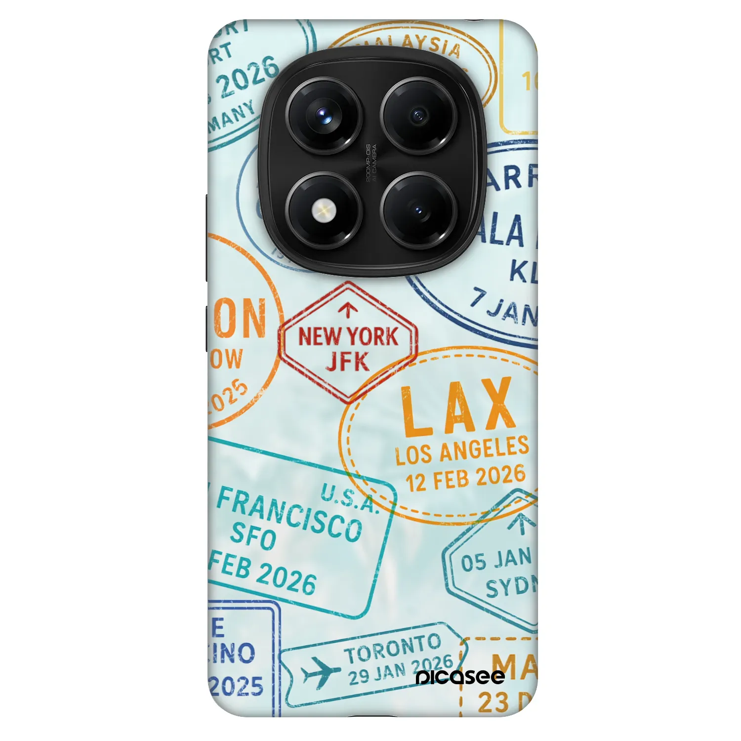 Fashion Case pre Xiaomi Redmi Note 14 Pro 5G - PASSPORT EDITION