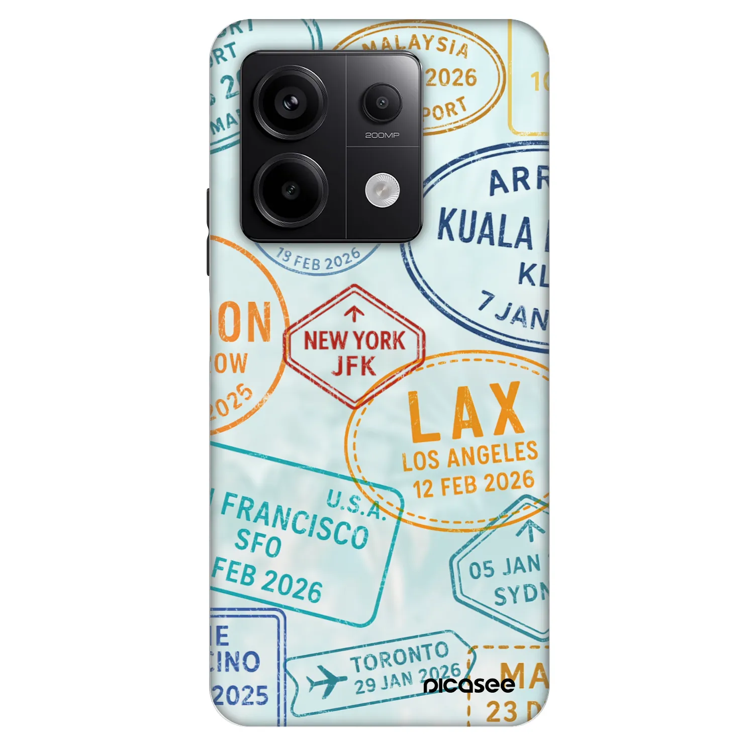 Picasee Fashion Case pre Xiaomi Redmi Note 13 Pro 5G - PASSPORT EDITION