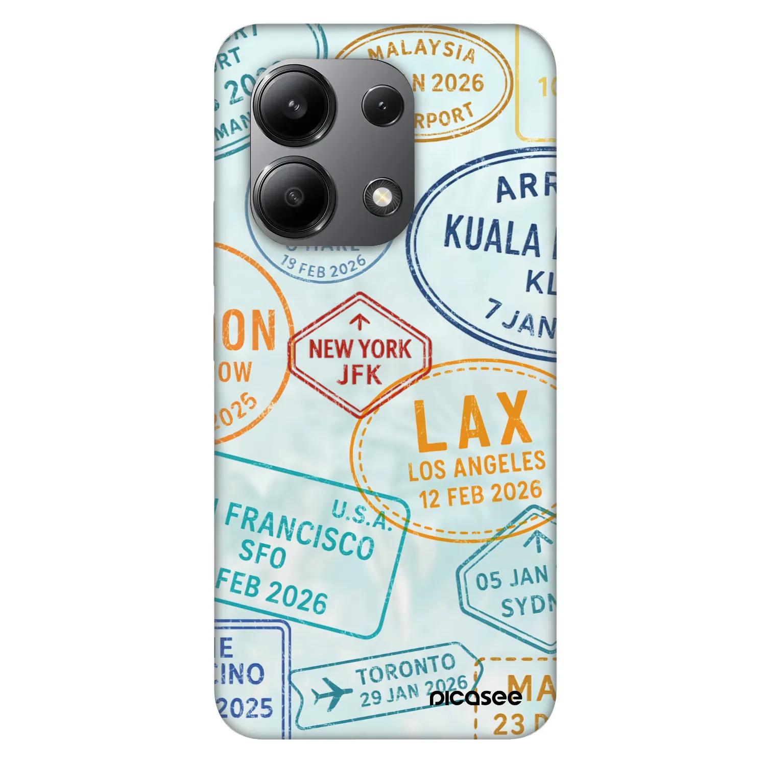 Picasee Fashion Case pre Xiaomi Redmi Note 13 4G - PASSPORT EDITION