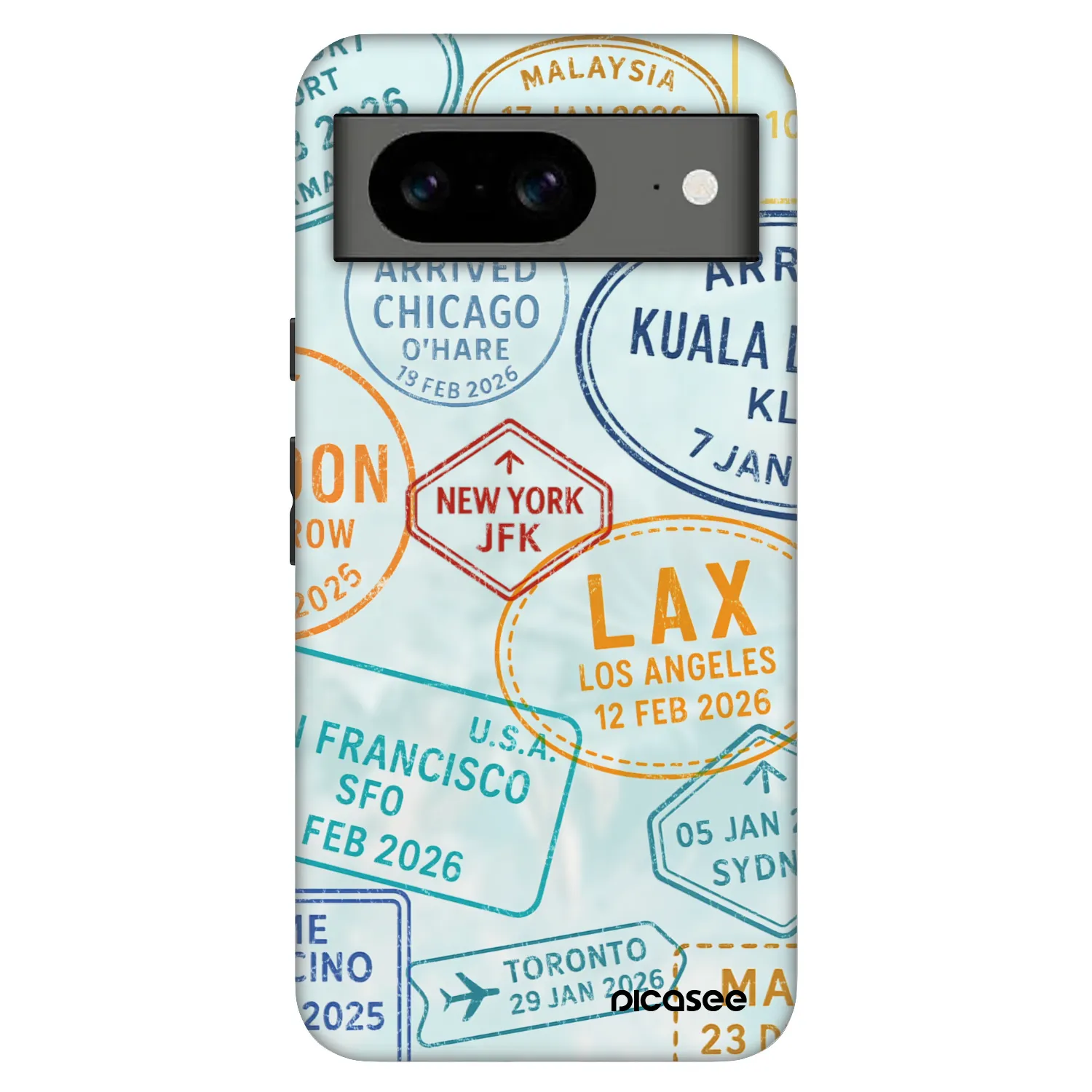 Picasee Fashion Case pre Google Pixel 8 Pro - PASSPORT EDITION