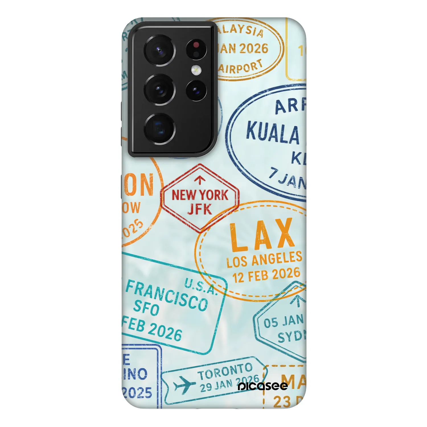 Picasee Fashion Case pre Samsung Galaxy S21 Ultra 5G G998B - PASSPORT EDITION