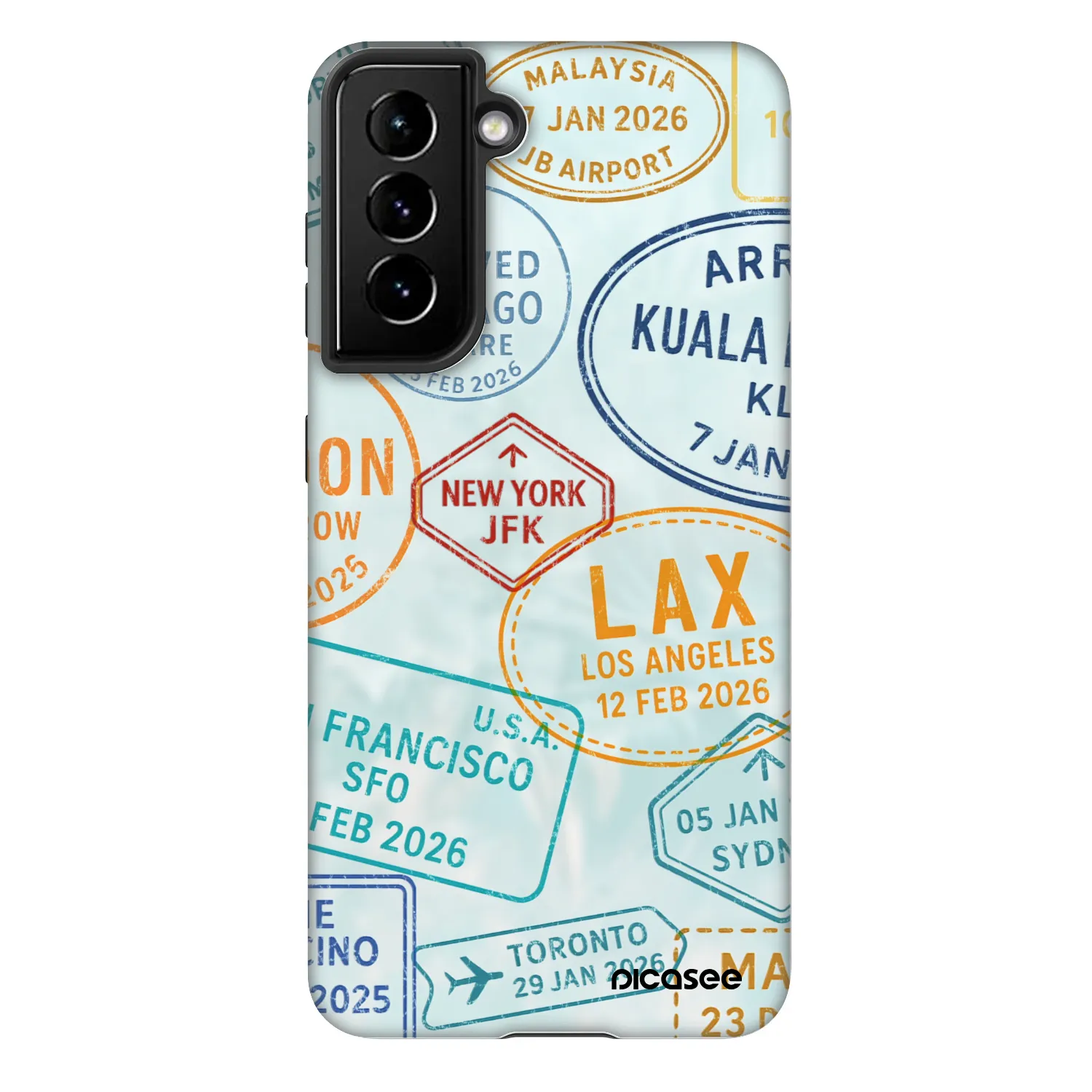 Picasee Fashion Case pre Samsung Galaxy S21 FE 5G - PASSPORT EDITION