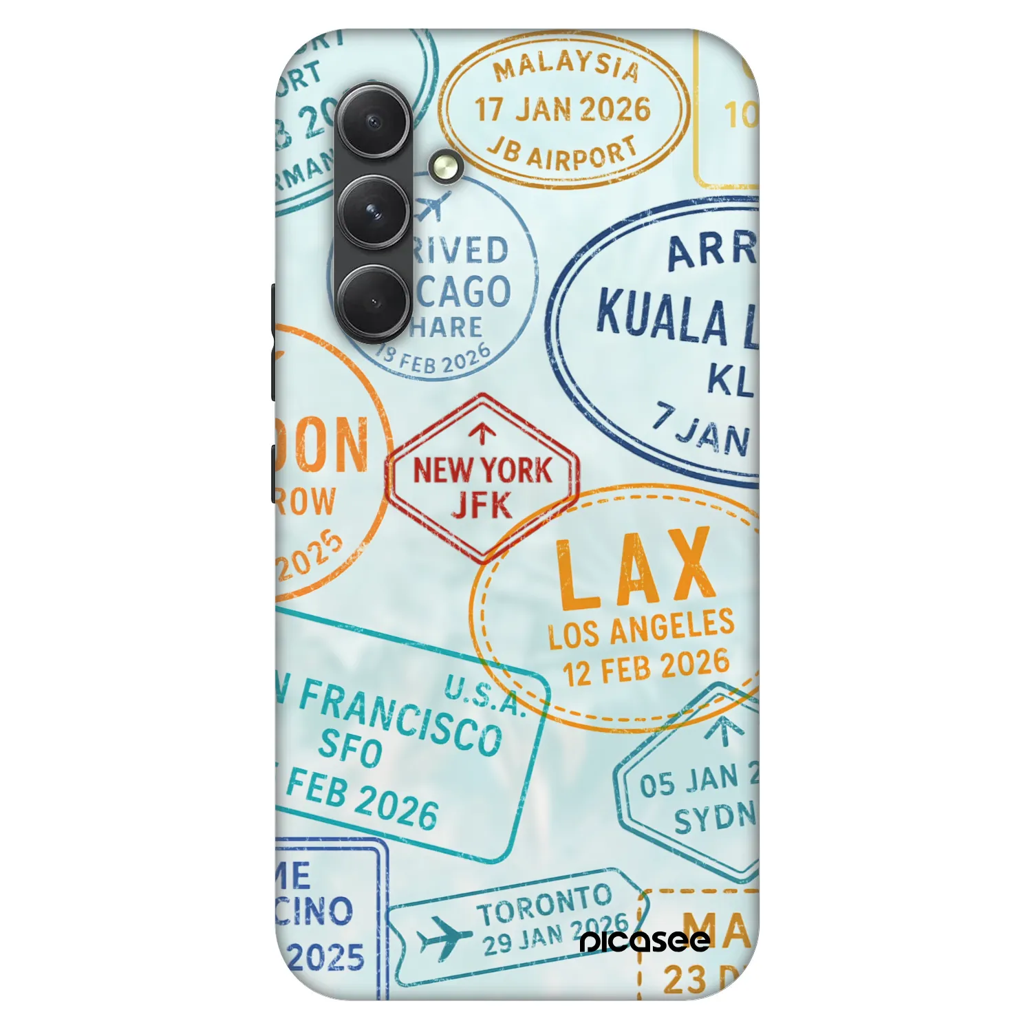 Picasee Fashion Case pre Samsung Galaxy A54 5G A546B - PASSPORT EDITION