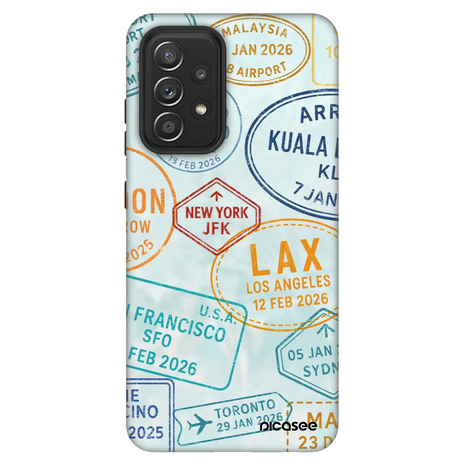 Picasee Fashion Case pre Samsung Galaxy A52s 5G A528B - PASSPORT EDITION