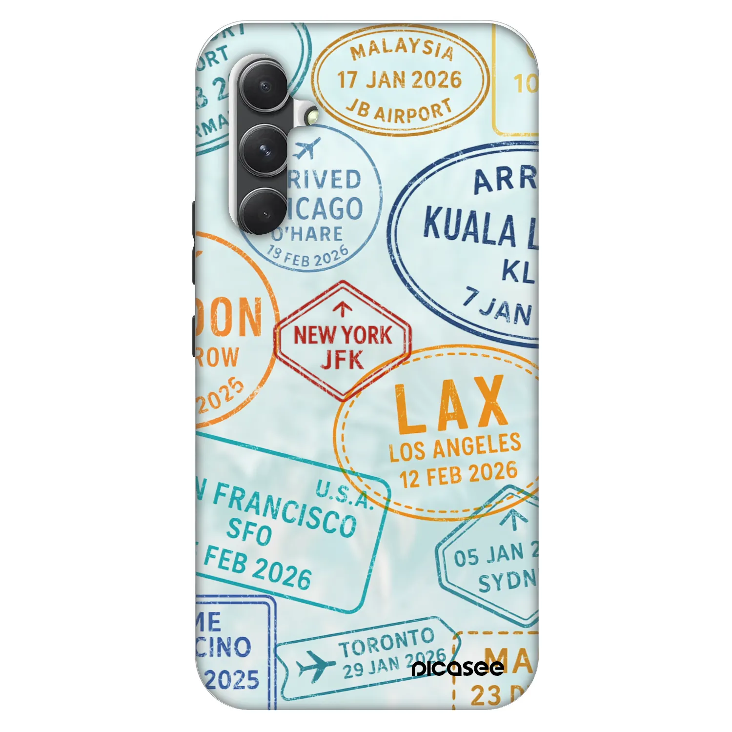 Picasee Fashion Case pre Samsung Galaxy A34 5G A346B - PASSPORT EDITION
