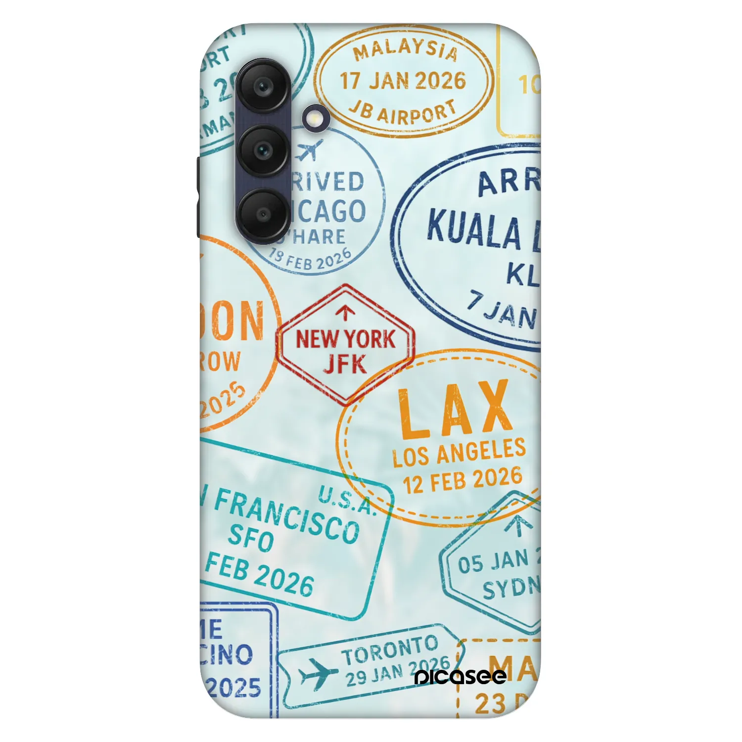 Picasee Fashion Case pre Samsung Galaxy A25 A256B 5G - PASSPORT EDITION