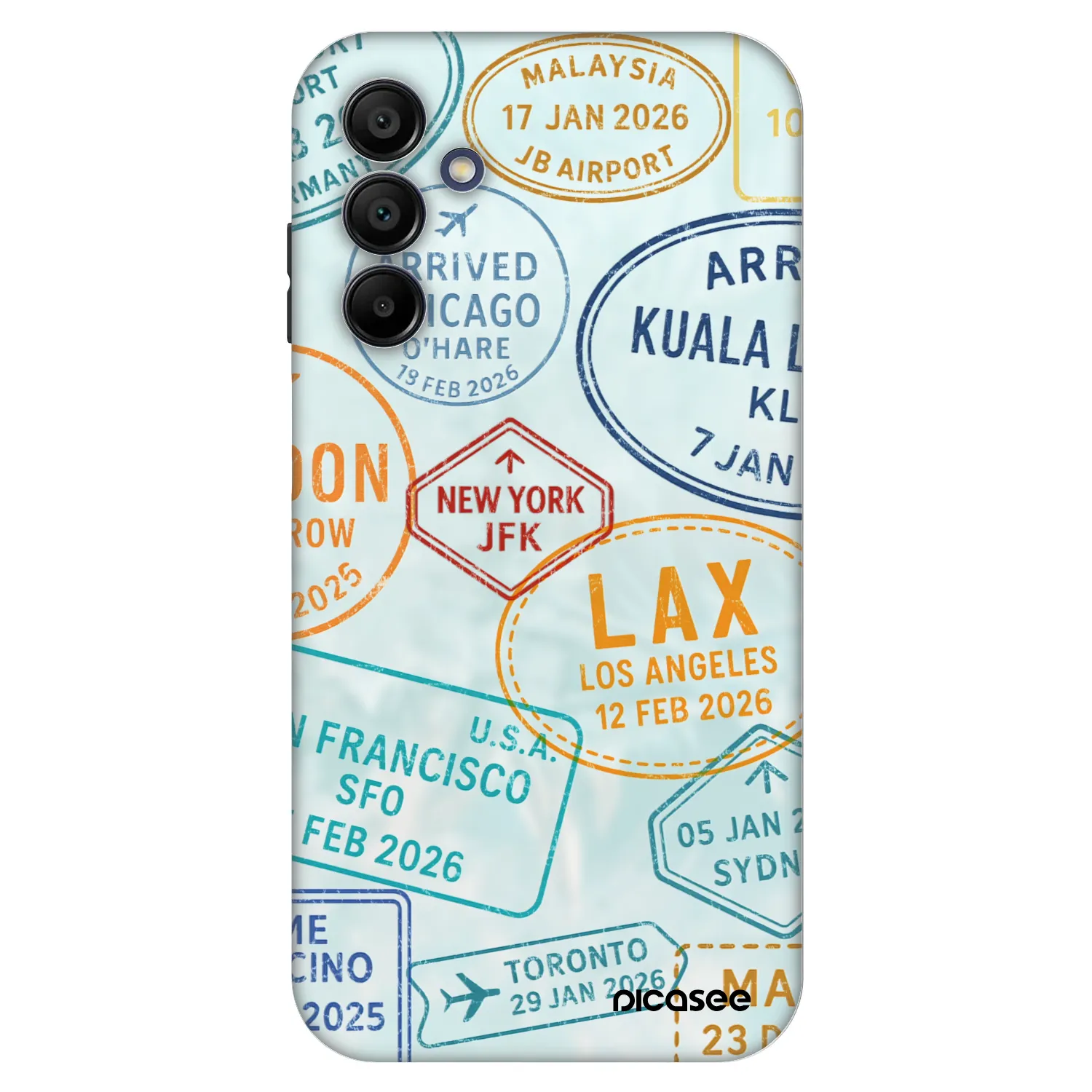Picasee Fashion Case pre Samsung Galaxy A15 A156B 5G - PASSPORT EDITION